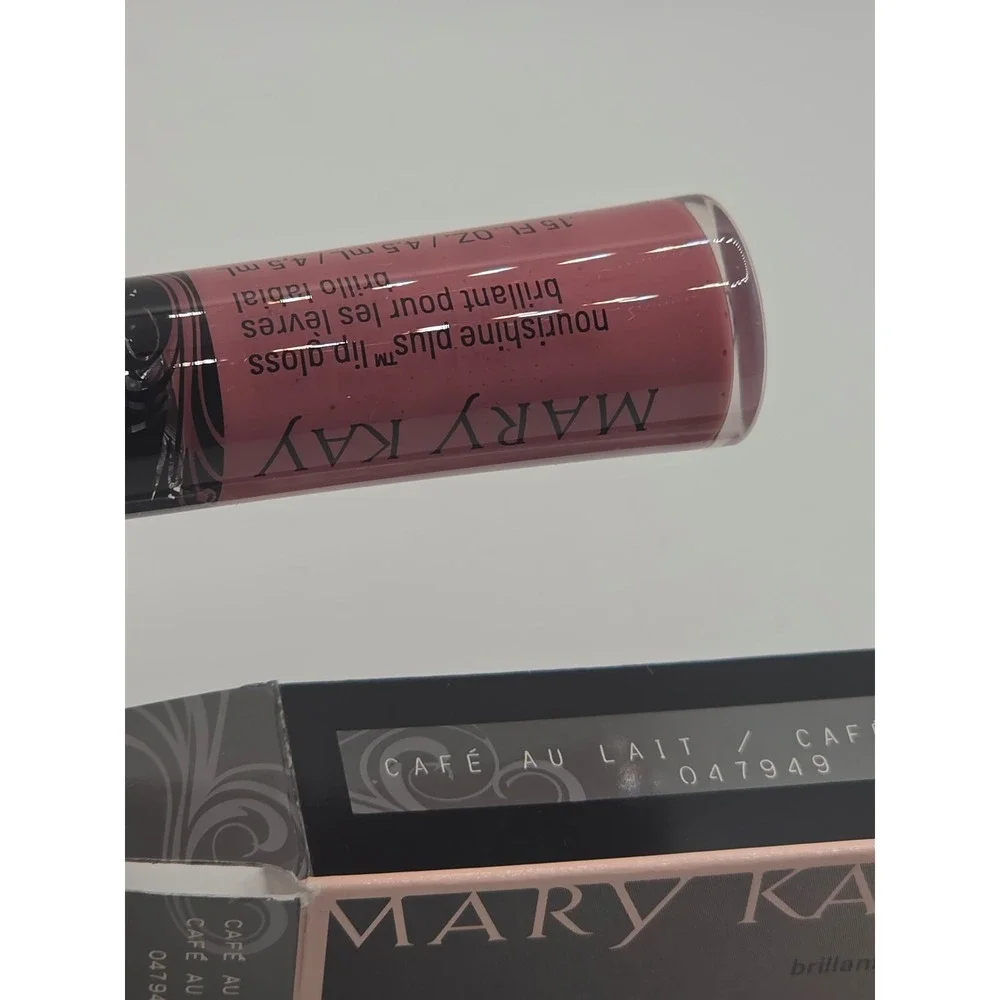NEW IN BOX Mary Kay Nourishine Plus Lip Gloss 047949 Cafe au lait